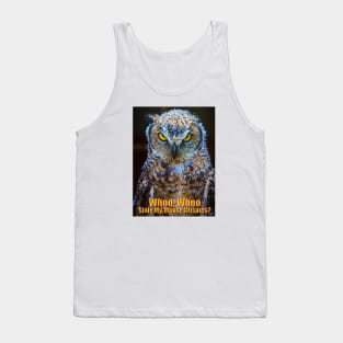 Angry Owl Tank Top